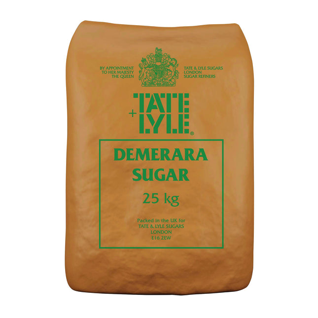 Tate and Lyle Fairtrade Demerara Sugar 25 kg
