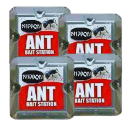2 x Nippon Ant Bait Station Twin - nippon ant killer Ant Bait Station outdoor, ant nest killer bait stations also use as ant killer indoor, home, garden (ant traps)