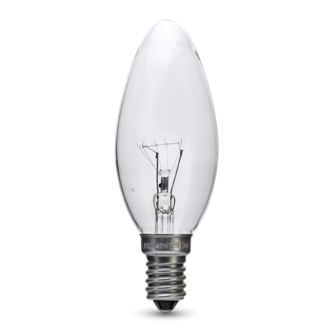 30x 28W = 40W Candle SES E14 Small Screw Cap Long Life Clear Halogen Light Bulb