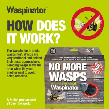 Waspinator No More Wasps (Pack of 2)