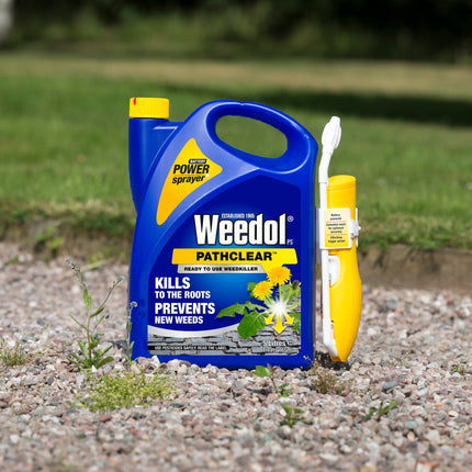 Weedol Pathclear Weedkiller with Power Sprayer, Ready To Use, 5L