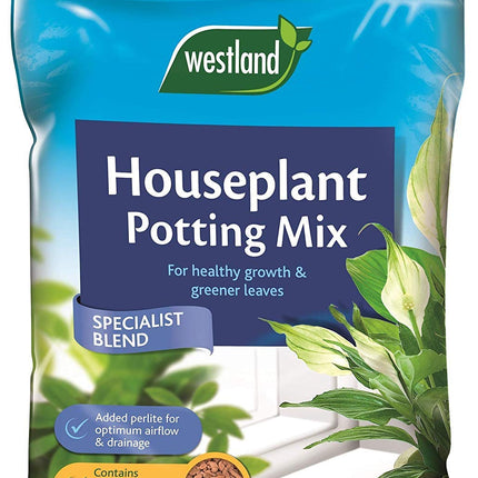 Westland Houseplant Potting Compost Mix and Enriched with Seramis, 16 L