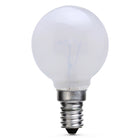 Powertech 20 X 60 WATT SES (E14) Small Edison Screw Pearl Golf Ball Round Lamps Light Bulbs
