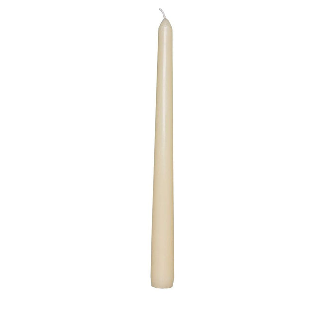 Price's Candles - Ivory Dinner Candles - 10 Pack - Unscented - Slow Burning Candles - Multi-Purpose - Smokeless Candles