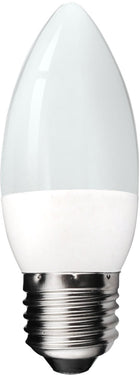 Status LED Small Baynot Cap Light Bulb (Warm White) | 5.5watt (40watt) 407 Lumens | Candle | 5.5SLCSBCP1PKB8