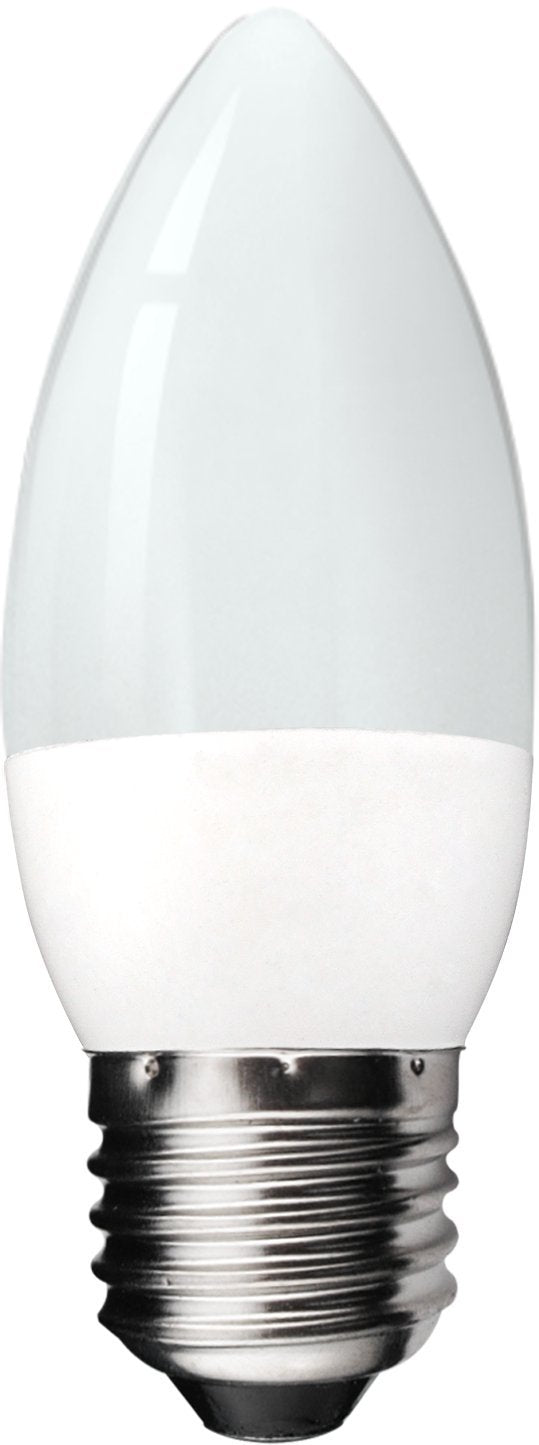 Status LED Small Baynot Cap Light Bulb (Warm White) | 5.5watt (40watt) 407 Lumens | Candle | 5.5SLCSBCP1PKB8