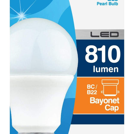 Status 10SLGBCP1PKB8 B22 10 W LED Light Bulbs, Warm White