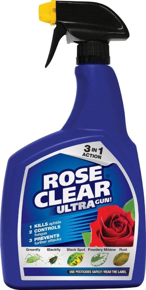 1 litre Rose Clear Ultra Spray Bottle, Kills Aphids, Controls Fungus & Prevents Further Attacks