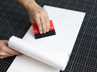 d-c-fix vinyl wrap tool kit - squeegee & cutter - application for sticky back plastic, window film, car wrapping, peel and stick wallpaper