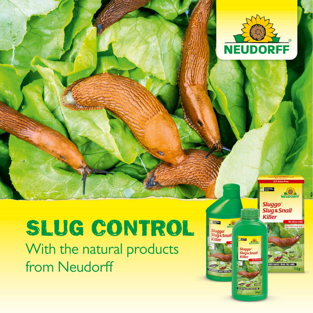 Neudorff Sluggo Slug & Snail Killer Pellets, 800g Bottle - Organic Slug Pellets for Garden, Slug Repellent, Slug Killer, Slug and Snail Repellent, Slug Trap, Pet Friendly Slug Pellets, Snail Killer