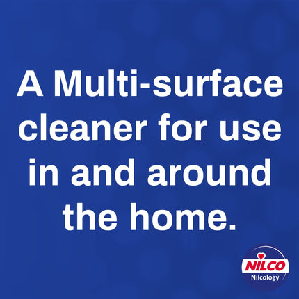 Nilco Antibacterial Cleaner and Sanitiser 1 Litre Multi-Surface Spray x 2 Bottles