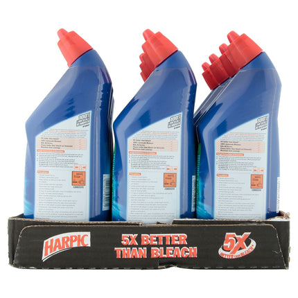 Harpic 100% Limescale Remover Toilet Cleaner Gel Original - Pack of 12 (750ml Each)