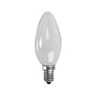 10 X 25 Watt SES (E14) Small Edison Screw Cap Opal Pearl Candle Lamps Light Bulbs