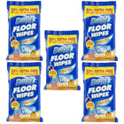 5 x 24 Pack Duzzit Floor Wipes Suitable For Ceramic And Linofeum Surfaces