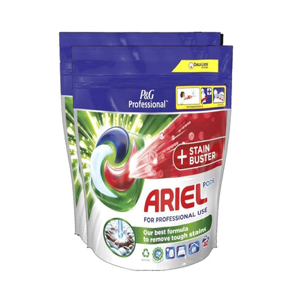 ARIEL Professional Liquid Pods - 80 Washes of Ultimate Fabric Revival (2x40)