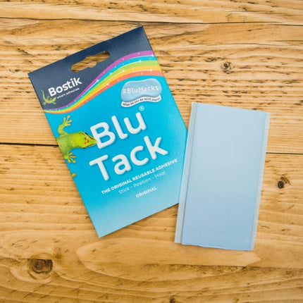 Bostik Blu Tack Blue Re-usable Mastic Putty Handy Size 50% Extra Free 30615681