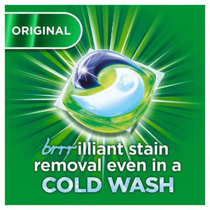 Ariel All-in-1 PODS Washing Liquid Laundry Detergent Tablets/Capsules, 135 Washes (45 x 3), Original, Brilliant Cleaning Even In A Cold Wash