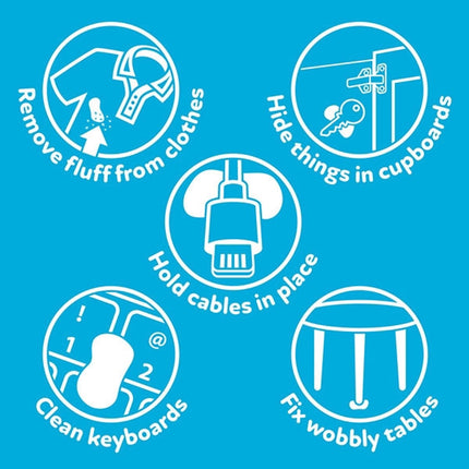 Bostik Blu Tack Blue Re-usable Mastic Putty Handy Size 50% Extra Free 30615681