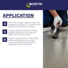 Bostik Cempolay Deep Self-Levelling Compound Grey - 20kg - Apply Between 5mm and 50mm - Fast Setting