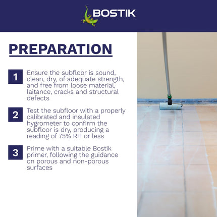 Bostik Cempolay Deep Self-Levelling Compound Grey - 20kg - Apply Between 5mm and 50mm - Fast Setting