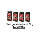 Big K 20kg Real Charcoal Briquettes for BBQ Barbecues and Restaurants