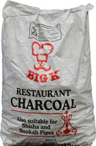 Big K Restaurant Grade Lumpwood BBQ Charcoal 100% Marabu Char Coal 15KG