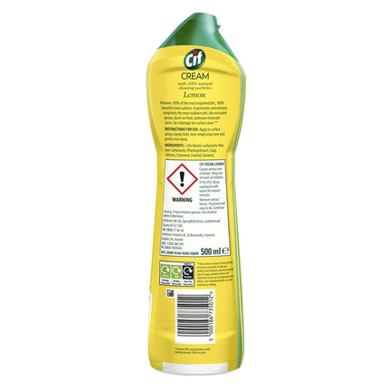 2 x 500ml Lemon Fragrance Cream All Purpose Cleaner Bathroom Kitchen Sink Tiles