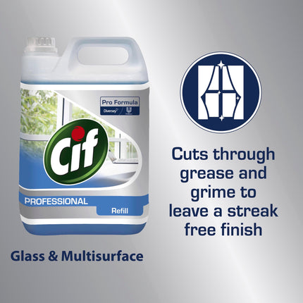 Cif 7517832 Professional Window and Multi-Surface Cleaner, 5 Litres