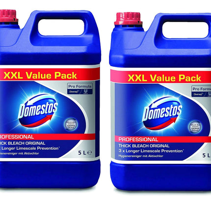 Domestos Extended Germ Kill Bleach, 5 L - 2 Pack