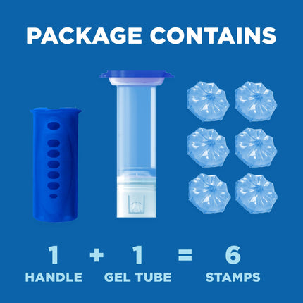 Duck Fresh Discs Toilet Cleaner Starter Kit, Fights Stains That Harbour Germs, Prevents Limescale Build Up, Marine, Pack of 5 (Each Kit contains 1 Holder + 1 Refill Tube)