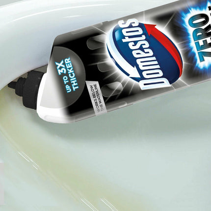 Domestos Zero Limescale Ocean Antibact Toilet Gel, 3 Packs of 750ml, Removes Dirt and Gives Zero LimeScale! Grab it Now to Keep Your Toilet Clean and Fresh!