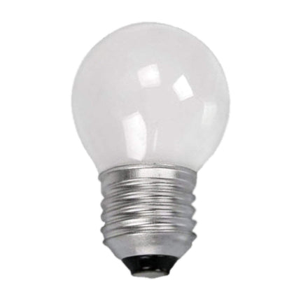 10 X 60 WATT ES (E27) Edison Screw Pearl Golf Ball Round Lamps Light Bulbs