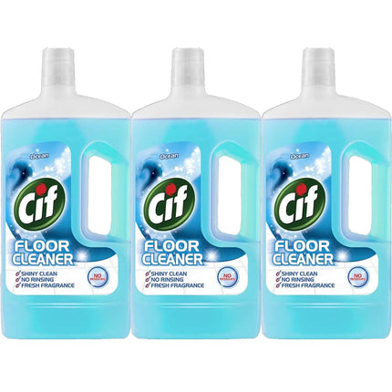 3 x 950ml Floor Cleaner Multi Purpose Ocean