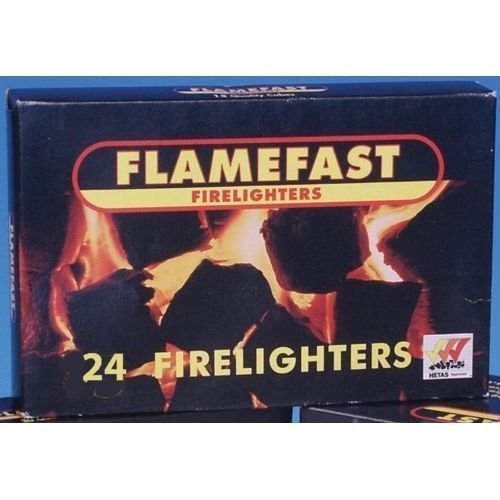 Flamefast Firelighters 28 packs of 24 = 672 For Fires Log burners & Stoves