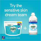 Fairy Non-Bio PODS, Washing Liquid Laundry Detergent Tablets / Capsules, 135 Washes (45 x 3), Huggably Soft for Sensitive Skin