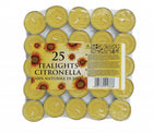 Prices Candles Tealights Pack 25 Citronella (413651) by Price Candles