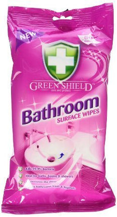 Green Shield 2 x Bathroom Surface 100 Wipes