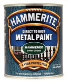 Hammerite Metal Paint Hammered 750ml Dark Green by Hammerite