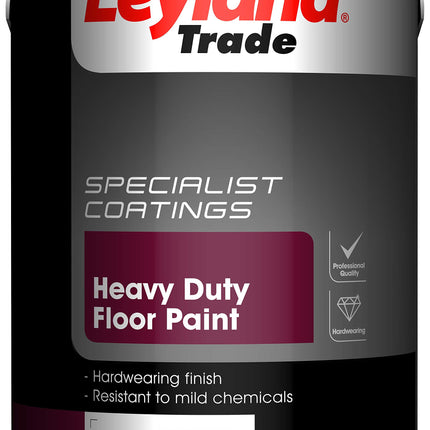 Leyland Trade Heavy Duty Floor Paint - Slate 5L