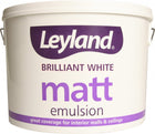 Leyland Matt Emulsion 10L Brilliant White (329007)