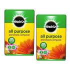 VALUE PACK - Miracle Gro All Purpose Compost 50L (Pack of 2) **SAVE ON POSTAGE**
