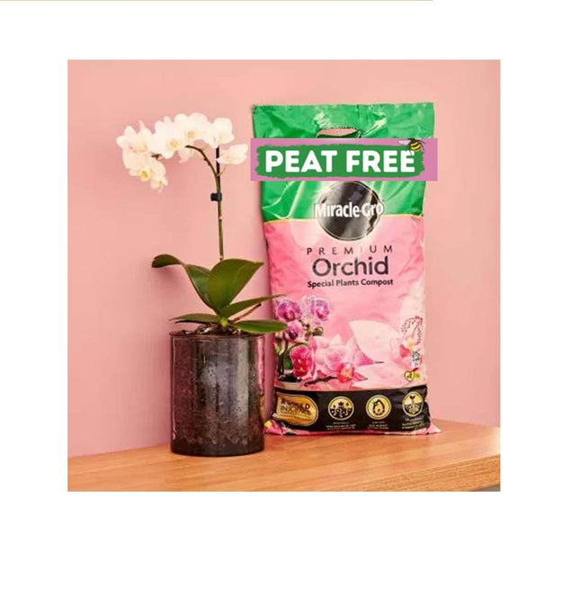 Miracle Gro Peat Free Premium Orchid Potting Compost With Vital Minerals 6L Bag