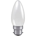 2X Opal Candle Light Bulb 40w / BC Bayonet Cap White Pearl Soft Lamps