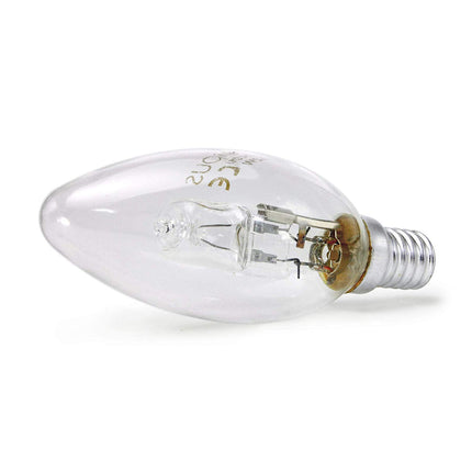 20x 28W = 40W Candle SES E14 Small Screw Cap Long Life Clear Halogen Light Bulb