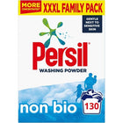 Persil Non-Bio Powder Washing Detergent Clothing Fabric - 140 Wash - Tough Stain Removal - Gentle To Sensitive Skin