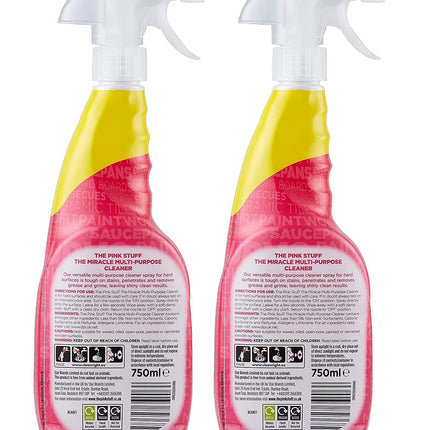 Pink stuff The Miracle Multi-Purpose Cleaner 750ml Spray WHIGT, 26 Fl Oz