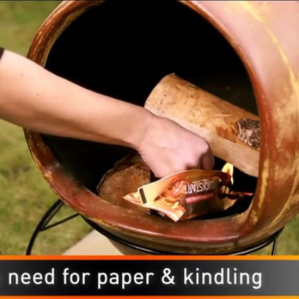 Centurian 9 Zip Quickstart Firelighter Blocks Instant Light Chimenea Firepit Firelighter 150g