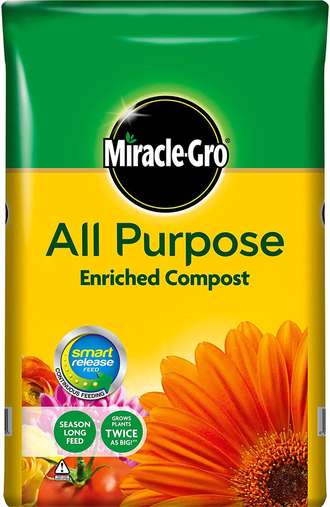 Miracle-Gro 2 x Enriched Compost 50L
