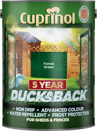 Ducksback Shed & Fence Paint 5 Year ProtectionCuprinol Forest Green 9L