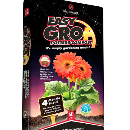 GROWMOOR Easy Grow Potters Compost 60Lt